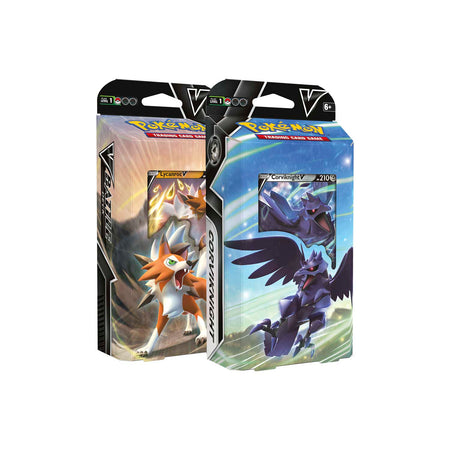Pokemon TCG: V Battle Deck - Lycanroc vs. Corviknight Card Game Pokemon