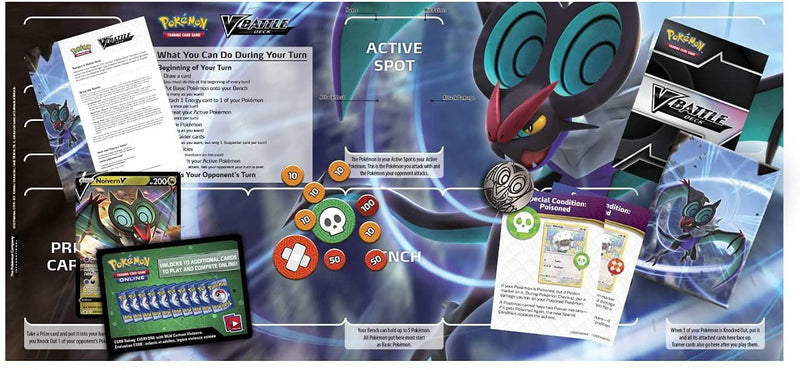 Pokemon TCG: V Battle Deck - Rayquaza vs. Noivern Card Game Pokemon