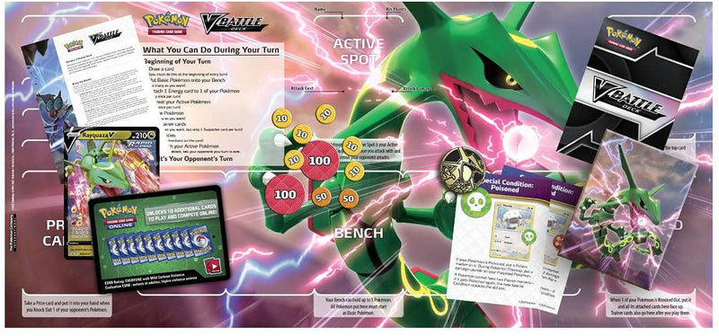 Pokemon TCG: V Battle Deck - Rayquaza vs. Noivern Card Game Pokemon