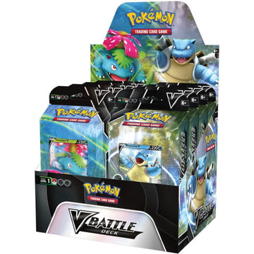 Pokemon TCG: V Battle Deck - Venusaur vs. Blastoise Display Box Card Game Pokemon