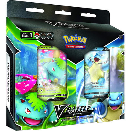 Pokemon TCG: V Battle Deck - Venusaur vs. Blastoise Card Game Pokemon
