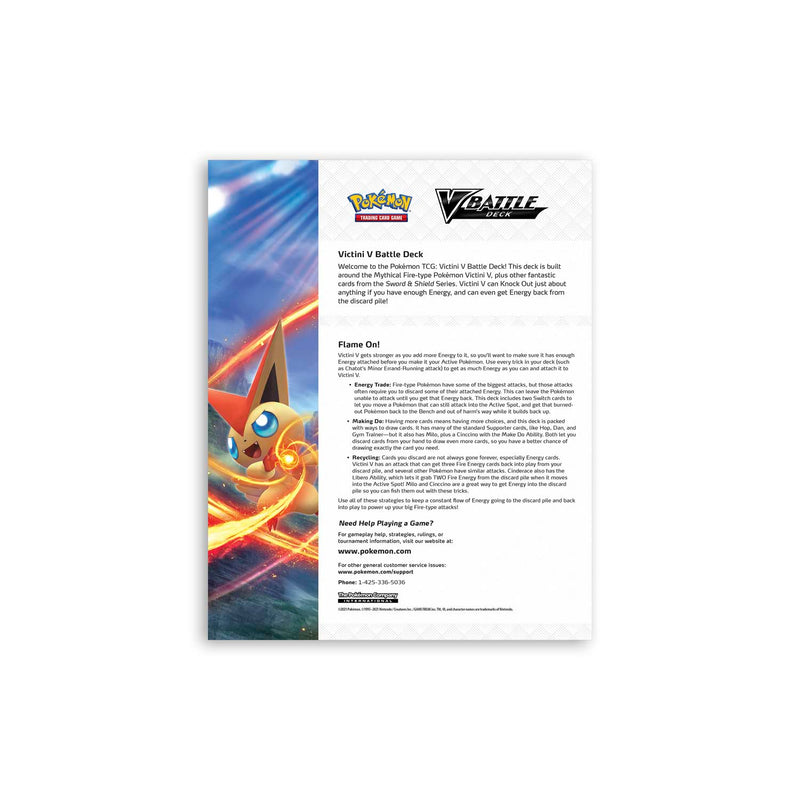 Pokemon TCG: Victini V Battle Deck Card Game Pokemon