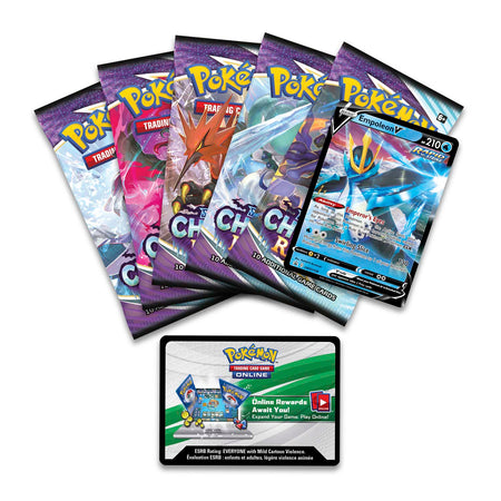 Pokemon TCG: V Strikers Tin - Tyranitar V / Empoleon V Card Game Pokemon