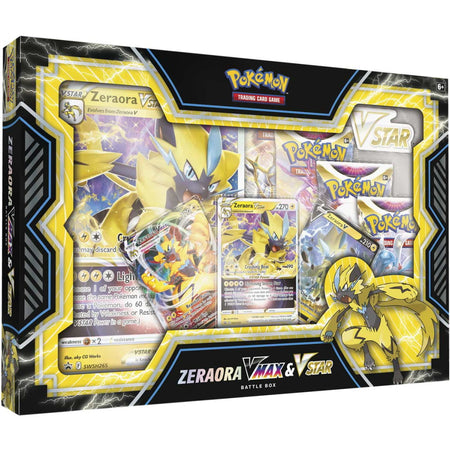 Pokemon TCG: Zeraora VMAX & VSTAR Battle Box Card Game Pokemon
