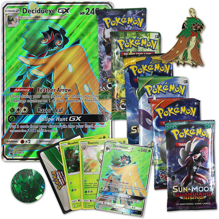 Pokemon TCG: Sun & Moon Guardians Rising - Decidueye GX Premium Collection Box Card Game Pokemon