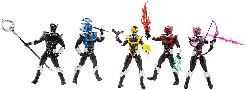 Power Rangers Lightning Collection 6-Inch in Space Psycho Rangers - 5-Pack Premium Collectible Action Figure Toys with Accessories Toys & Games Hasbro