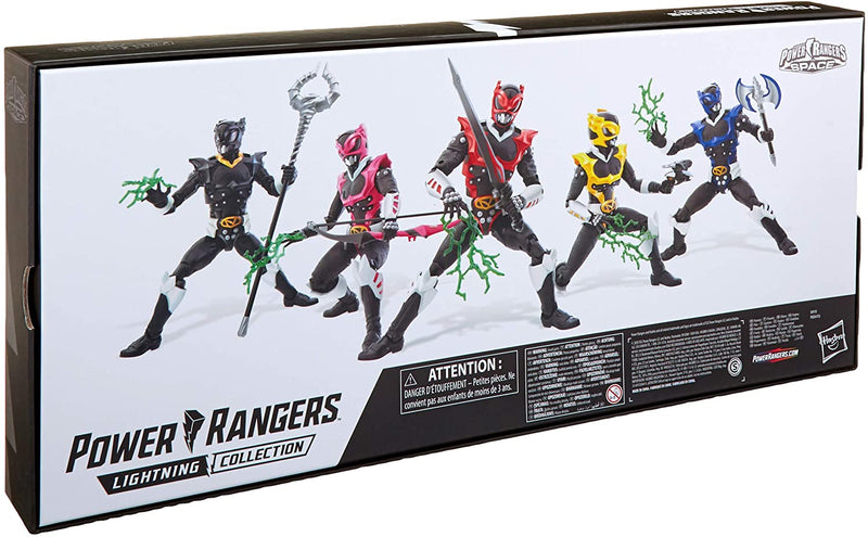 Power Rangers Lightning Collection 6-Inch in Space Psycho Rangers - 5-Pack Premium Collectible Action Figure Toys with Accessories Toys & Games Hasbro