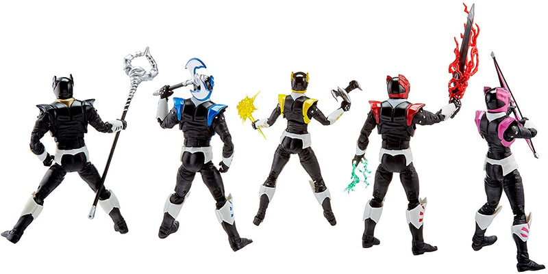 Power Rangers Lightning Collection 6-Inch in Space Psycho Rangers - 5-Pack Premium Collectible Action Figure Toys with Accessories Toys & Games Hasbro
