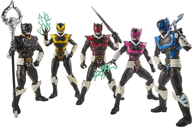 Power Rangers Lightning Collection 6-Inch in Space Psycho Rangers - 5-Pack Premium Collectible Action Figure Toys with Accessories Toys & Games Hasbro