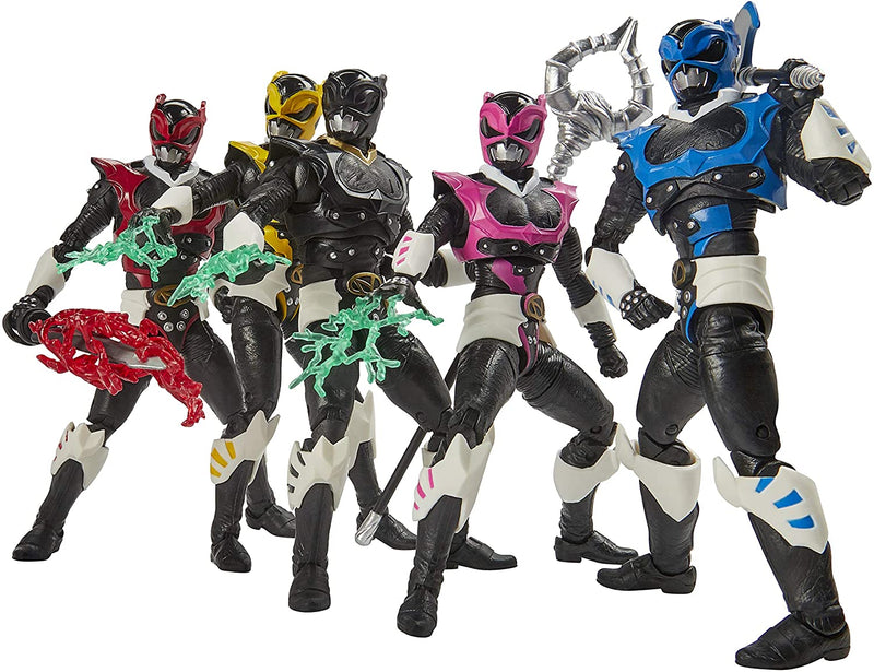 Power Rangers Lightning Collection 6-Inch in Space Psycho Rangers - 5-Pack Premium Collectible Action Figure Toys with Accessories Toys & Games Hasbro