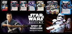 Star Wars Destiny TCG: Spirit of Rebellion Booster Box - 36 Packs, Dice Included Card Game Fantasy Flight Games