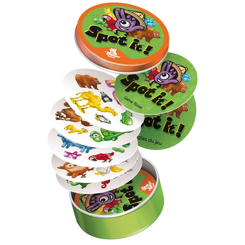 Spot it! Animals Jr. Card Game Asmodee