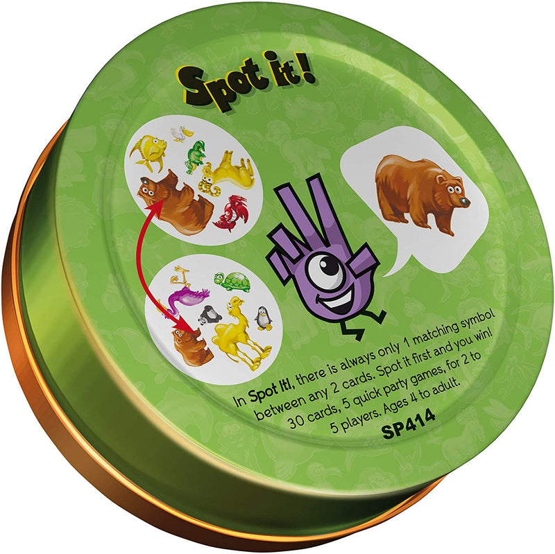 Spot it! Animals Jr. Card Game Asmodee