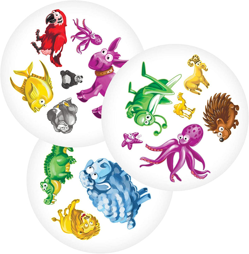 Spot it! Animals Jr. Card Game Asmodee