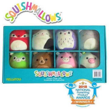Squishy SquooShems Squishmallows 8-Pack - 5" Mini Plush Set Toys & Games Kellytoy