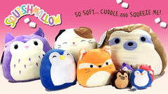 Squishy SquooShems Squishmallows - Daisy 16 Inch Plush Rainbow Unicorn Pillow Toys & Games Kellytoy