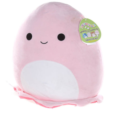 Squishy SquooShems Squishmallows - Jayda 16 " Plush Pink Jellyfish Pillow Toys & Games Kellytoy