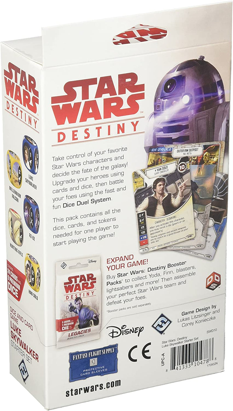 Star Wars: Destiny - Luke Skywalker Starter Set Card Game Disney