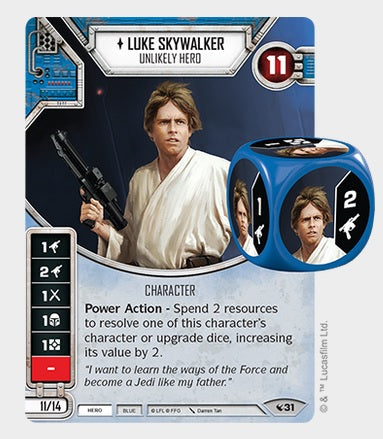 Star Wars: Destiny - Luke Skywalker Starter Set Card Game Disney