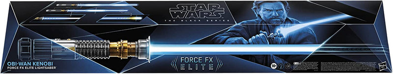 Star Wars: The Black Series - Obi-Wan Kenobi Force FX Elite Lightsaber Collectible with Advanced LED and Sound Effects Toys & Games Hasbro