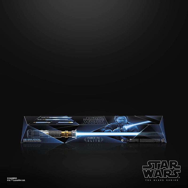 Star Wars: The Black Series - Obi-Wan Kenobi Force FX Elite Lightsaber Collectible with Advanced LED and Sound Effects Toys & Games Hasbro