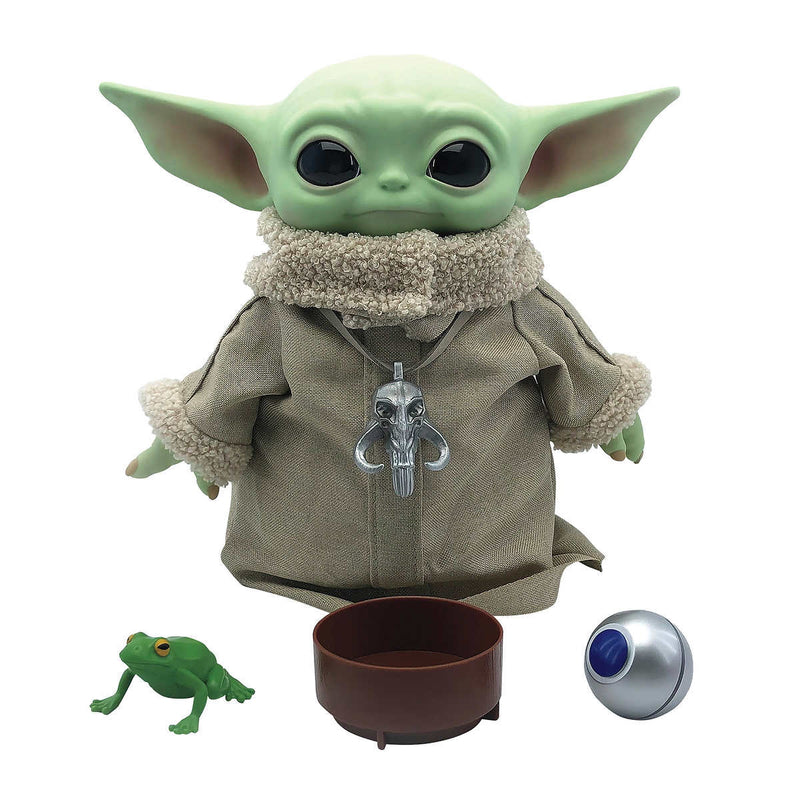 Star Wars: The Mandalorian - The Child (Baby Yoda) 12" Plush Figure w/ Accessories Toys & Games Mattel