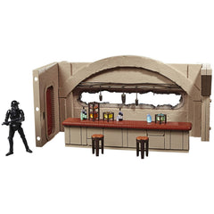 Star Wars: The Vintage Collection - The Mandalorian Nevarro Cantina 3.75 Inch Playset + Imperial Death Trooper (Nevarro) Action Figure Toys & Games Hasbro