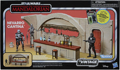 Star Wars: The Vintage Collection - The Mandalorian Nevarro Cantina 3.75 Inch Playset + Imperial Death Trooper (Nevarro) Action Figure Toys & Games Hasbro