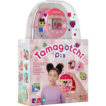 Tamagotchi Pix - Floral (Pink) Toys & Games Bandai Namco