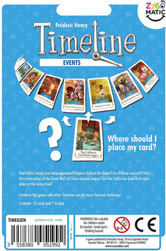 Timeline: Events Card Game Asmodee