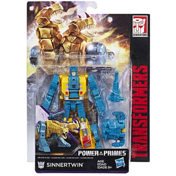 Transformers Generations: Power of the Primes - Deluxe Class Sinnertwin Toys & Games Hasbro