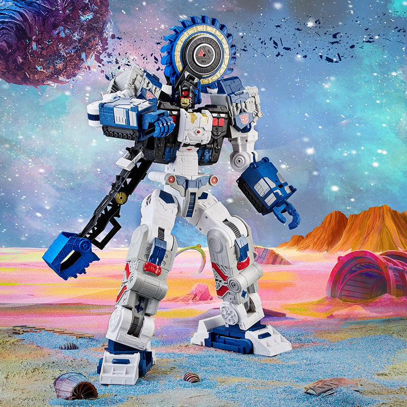 Transformers Generations Legacy Series Titan Cybertron Universe Metroplex 22-Inch Action Figure Toys & Games Hasbro