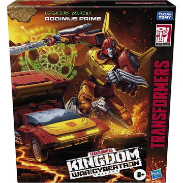 Transformers Generations War for Cybertron: Kingdom Commander WFC-K29 Rodimus Prime with Trailer 7.5-Inch Action Figure Toys & Games Hasbro