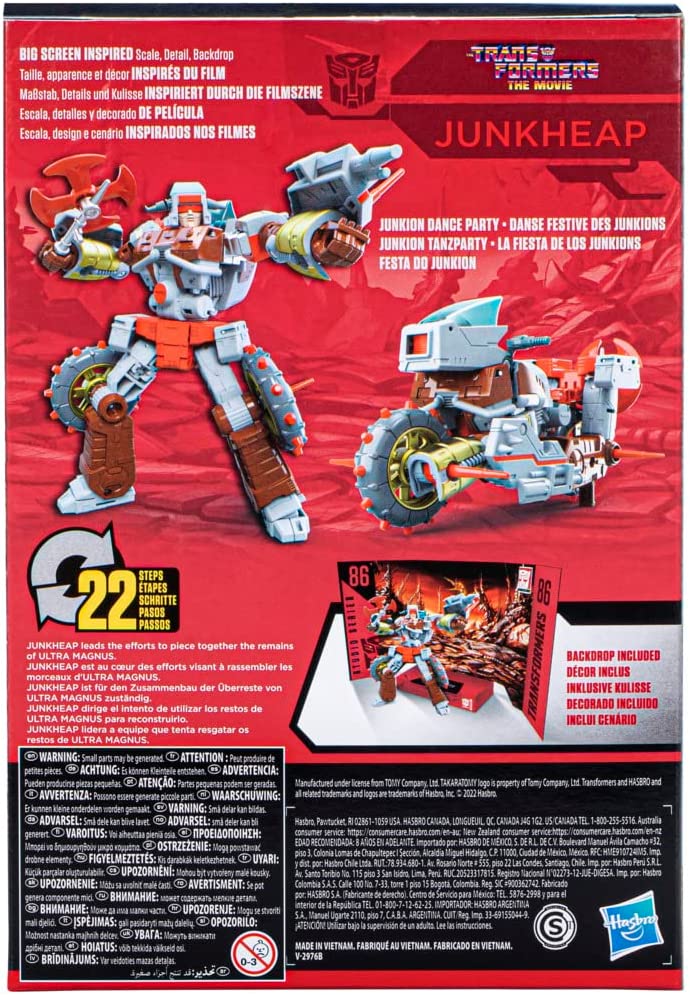 Transformers Studio Series 86-14 Voyager The Transformers: The Movie Junkheap Toys & Games Hasbro