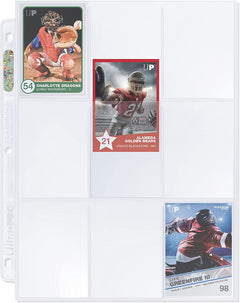 Ultra Pro Platinum Series 9 Pocket Pages of Card Sleeves - 100 Count Card Game Ultra Pro