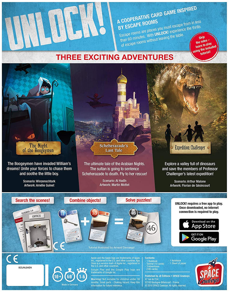 Unlock! Exotic Adventures Card Game Space Cowboys