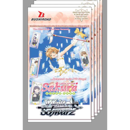Weiss Schwarz TCG: Cardcaptor Sakura: Clear Card Booster Box - 20 Packs Card Game Bushiroad