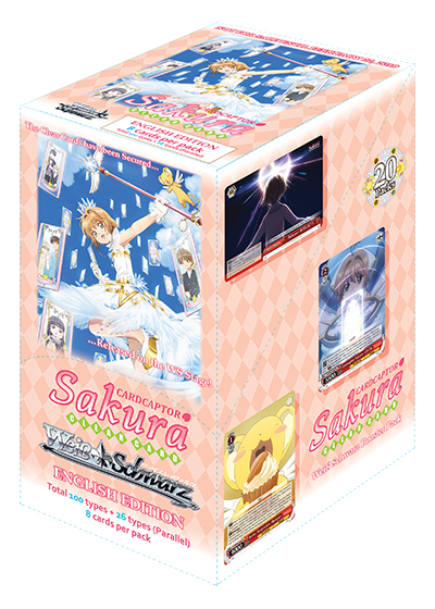 Weiss Schwarz TCG: Cardcaptor Sakura: Clear Card Booster Box - 20 Packs Card Game Bushiroad
