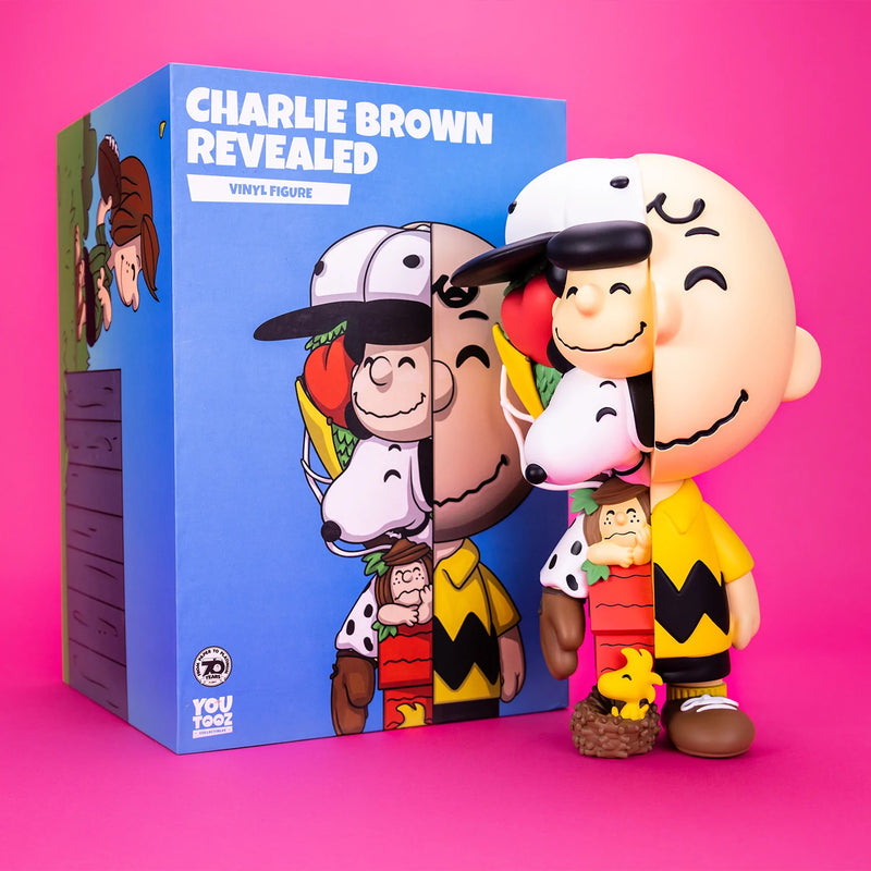 Youtooz: Peanuts Collection - Charlie Brown Revealed Vinyl Figure Toys & Games Youtooz