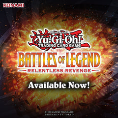 Yu-Gi-Oh! TCG: Battles of Legend - Relentless Revenge Booster Display Box 1st Edition - 24 Packs Card Game Konami