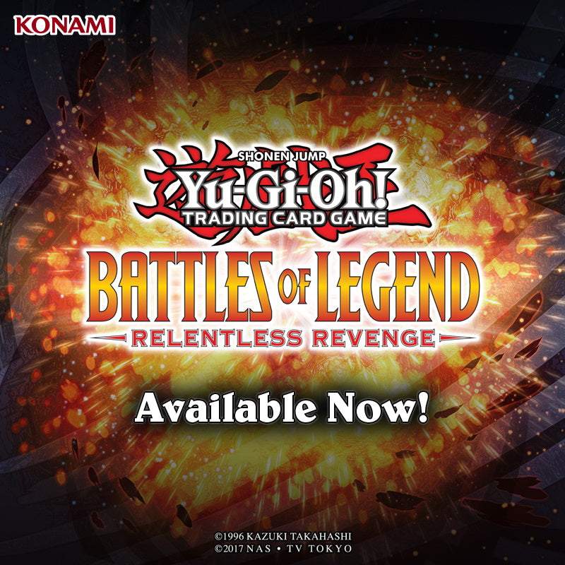 Yu-Gi-Oh! TCG: Battles of Legend - Relentless Revenge Booster Display Box 1st Edition - 24 Packs Card Game Konami