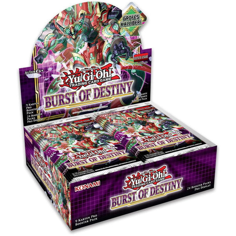 Yu-Gi-Oh! TCG: Burst of Destiny Booster Display Box - 24 Packs Card Game Konami
