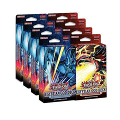 Yu-Gi-Oh! TCG: Egyptian God Deck Display Box - Slifer the Sky Dragon & Obelisk the Tormentor - 8 Decks Card Game Konami