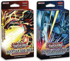 Yu-Gi-Oh! TCG: Egyptian God Deck Display Box - Slifer the Sky Dragon & Obelisk the Tormentor - 8 Decks Card Game Konami