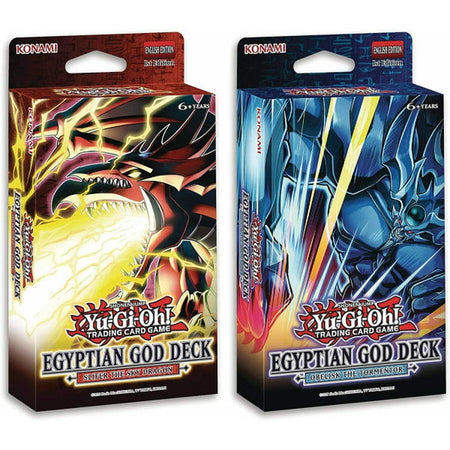 Yu-Gi-Oh! TCG: Egyptian God Decks - Slifer the Sky Dragon & Obelisk the Tormentor Card Game Konami