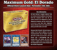 Yu-Gi-Oh! TCG: Maximum Gold El Dorado Mini Box Card Game Konami