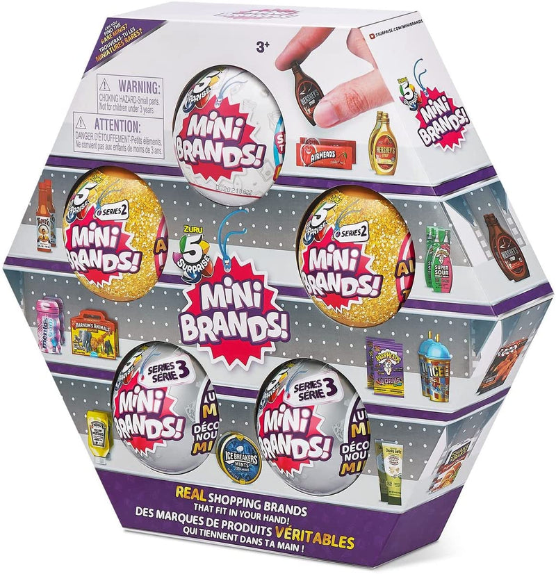 ZURU 5 Surprise Mini Brands Series 1-3 - 5 Pack Toys & Games ZURU