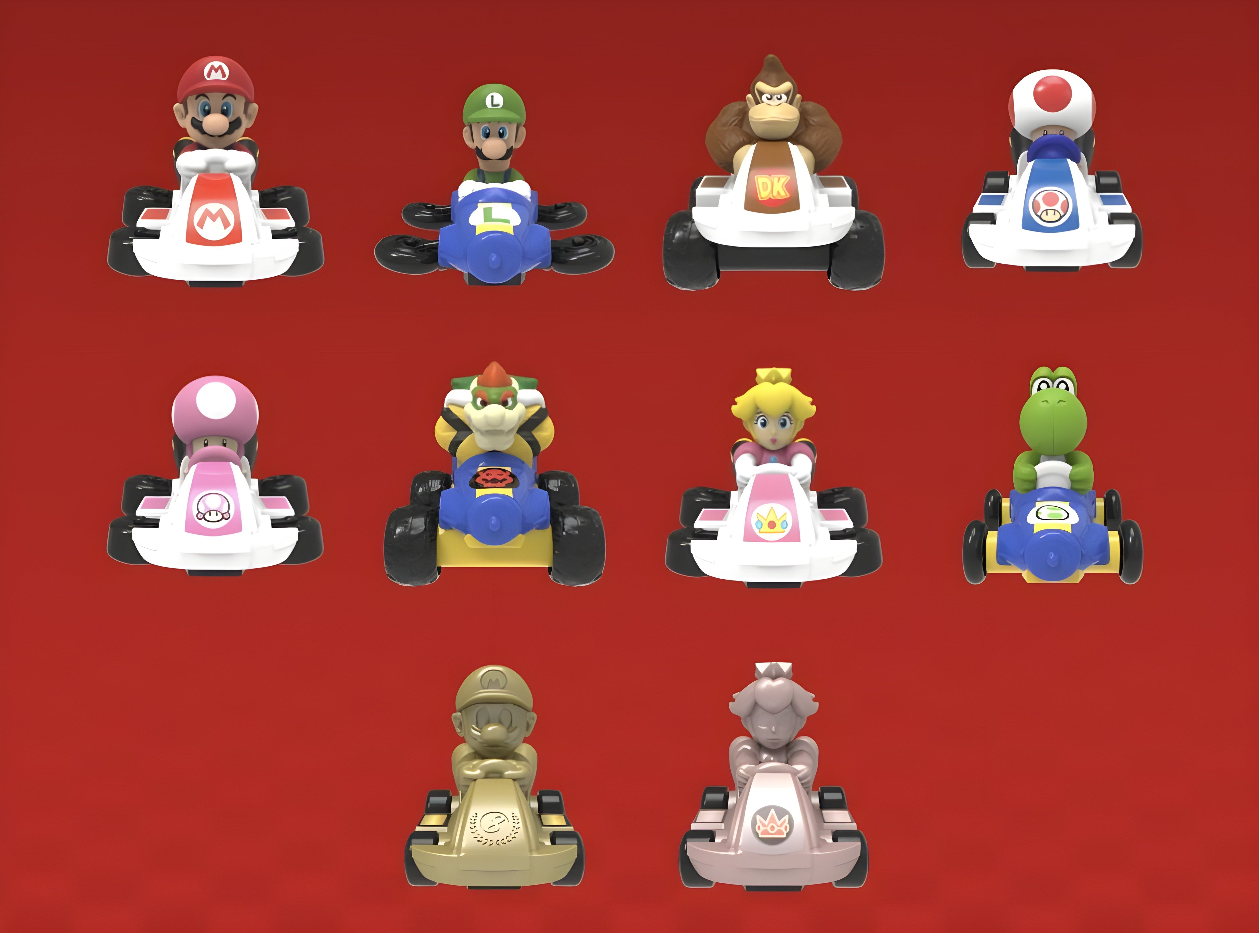 McDonald's 2024 Mario Kart 8 Deluxe Toy Collection