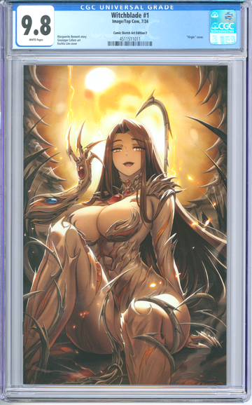 Witchblade #1 [CGC 9.8 Rachta Lin SDCC Comic Sketch Art CVR F Virgin] 2024 Comics Image Comics