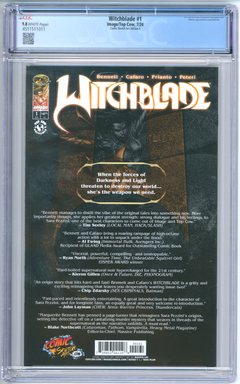 Witchblade #1 [CGC 9.8 Rachta Lin SDCC Comic Sketch Art CVR F Virgin] 2024 Comics Image Comics